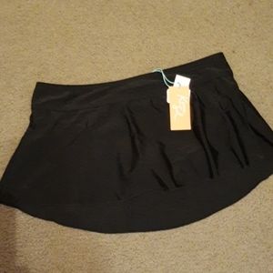 NWT Swim Skirt Kona Sol Black Sz M